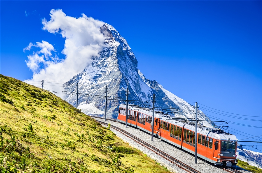 高納葛拉特登山鐵道列車 Gornergrat