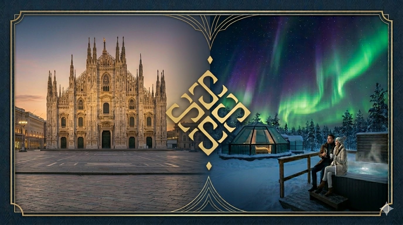 芬蘭極光北境・米蘭綺想12日